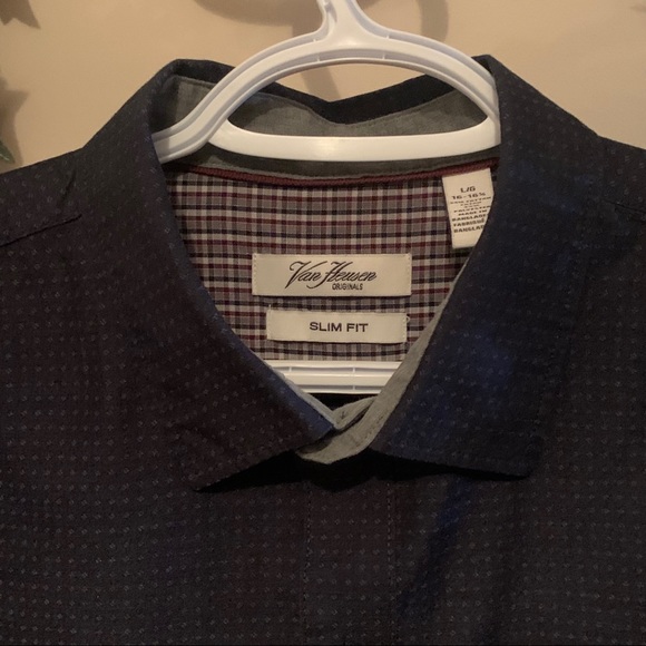 Van Heusen 1818 Men's Dress Shirt - Picture 3 of 13